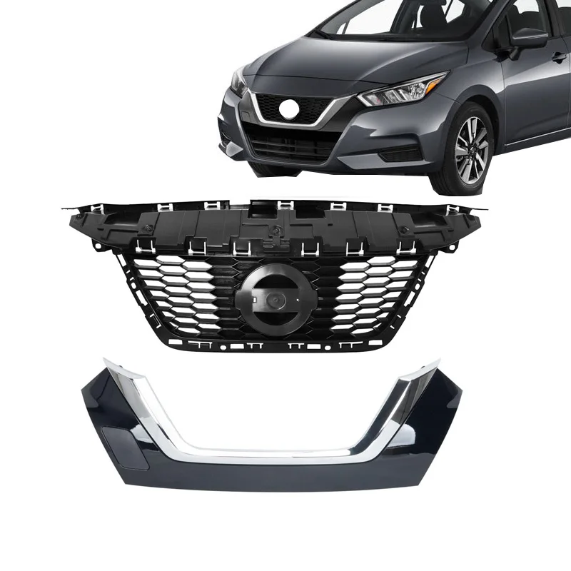 Car Front Grille For Nissan Sunny Versa 2020 2021 Usa Type