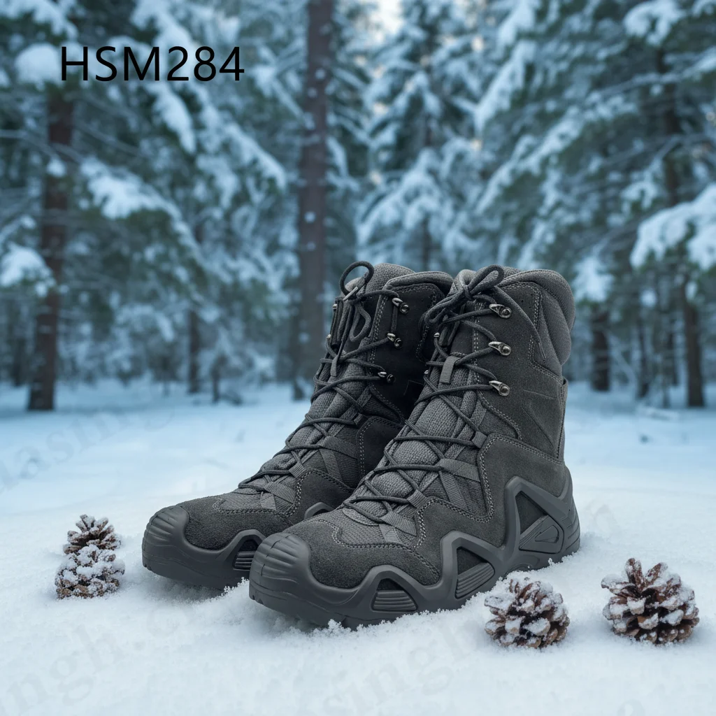 LXG,Chilly Days 6-8 Inch Winter Combat Boots with Water Proof Adequate Cushioning Outsole LOAW Tactical Boots for Sale HSM284