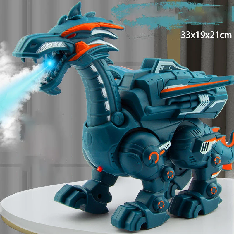 Оптовая продажа прогулочный Свет летающий дракон детская игрушка животное пластиковый пульт дистанционного управления спрей динозавры