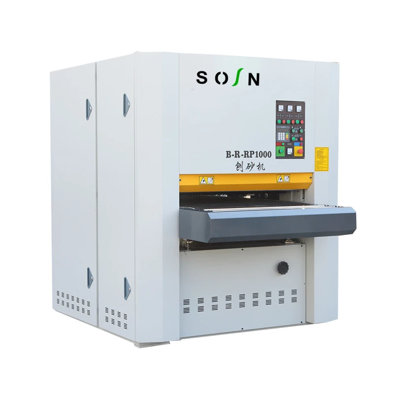 SOSN B-R-RP1000 Woodworking Planer Sanding Machine wide belt Sander