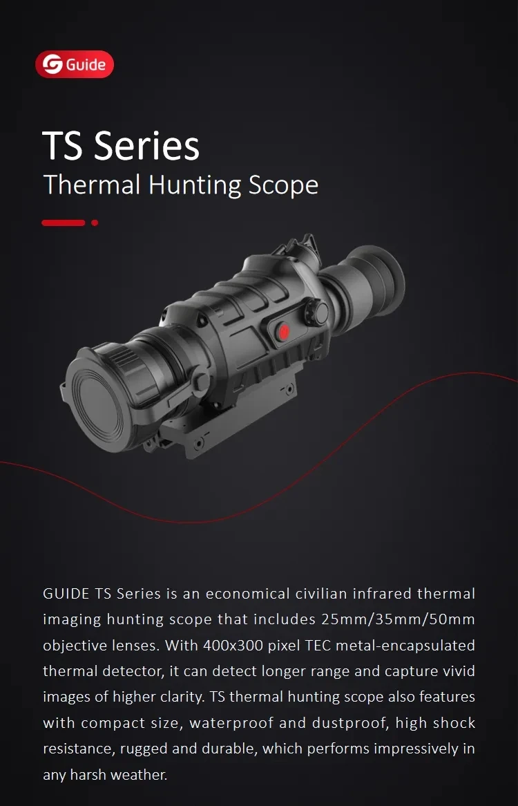 Good Price Of Thermal Monocular Scope Guide Ts435 Ts450 35mm/50mm