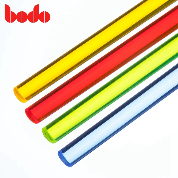 fluorescent acrylic rods blue acrylic rod