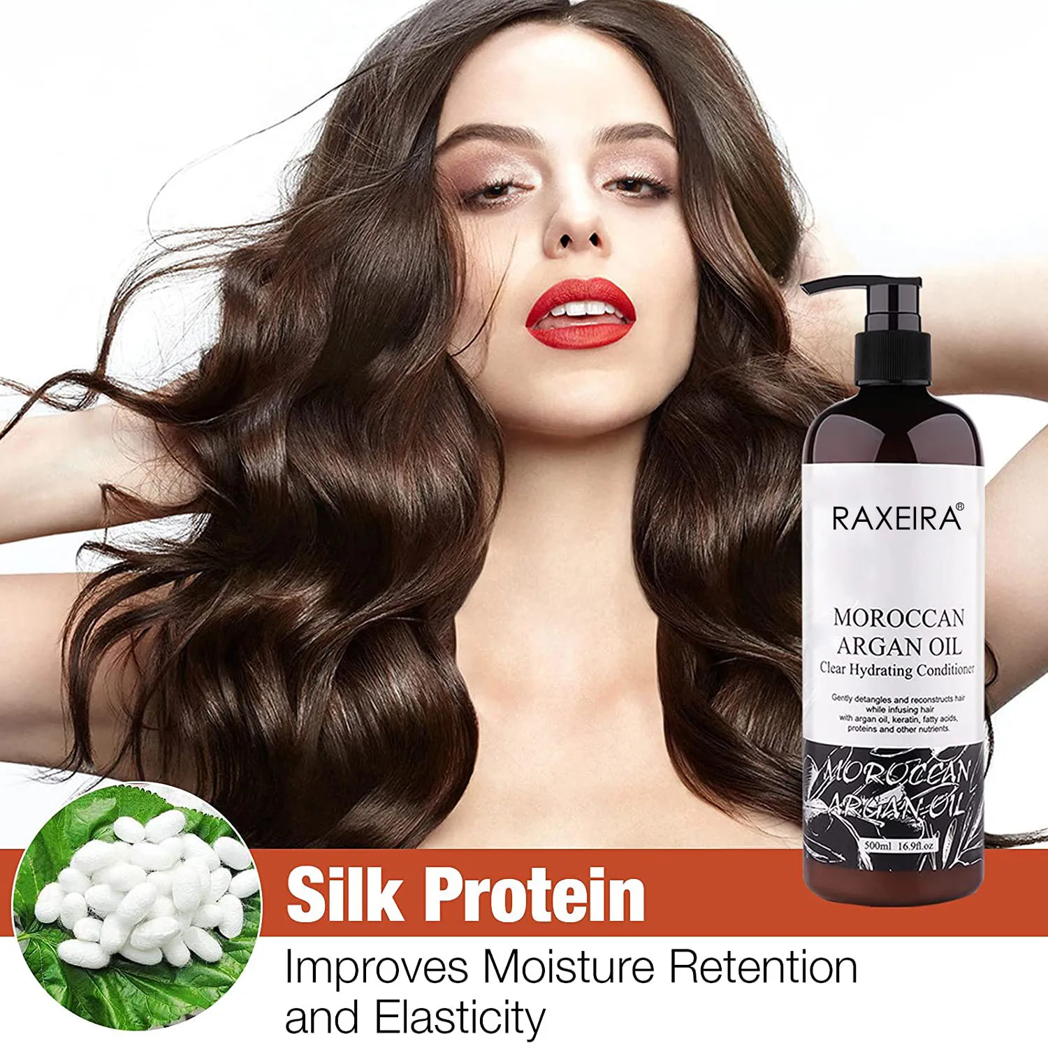 Оптовая продажа, органический Кондиционер для волос с марокканским аргановым маслом