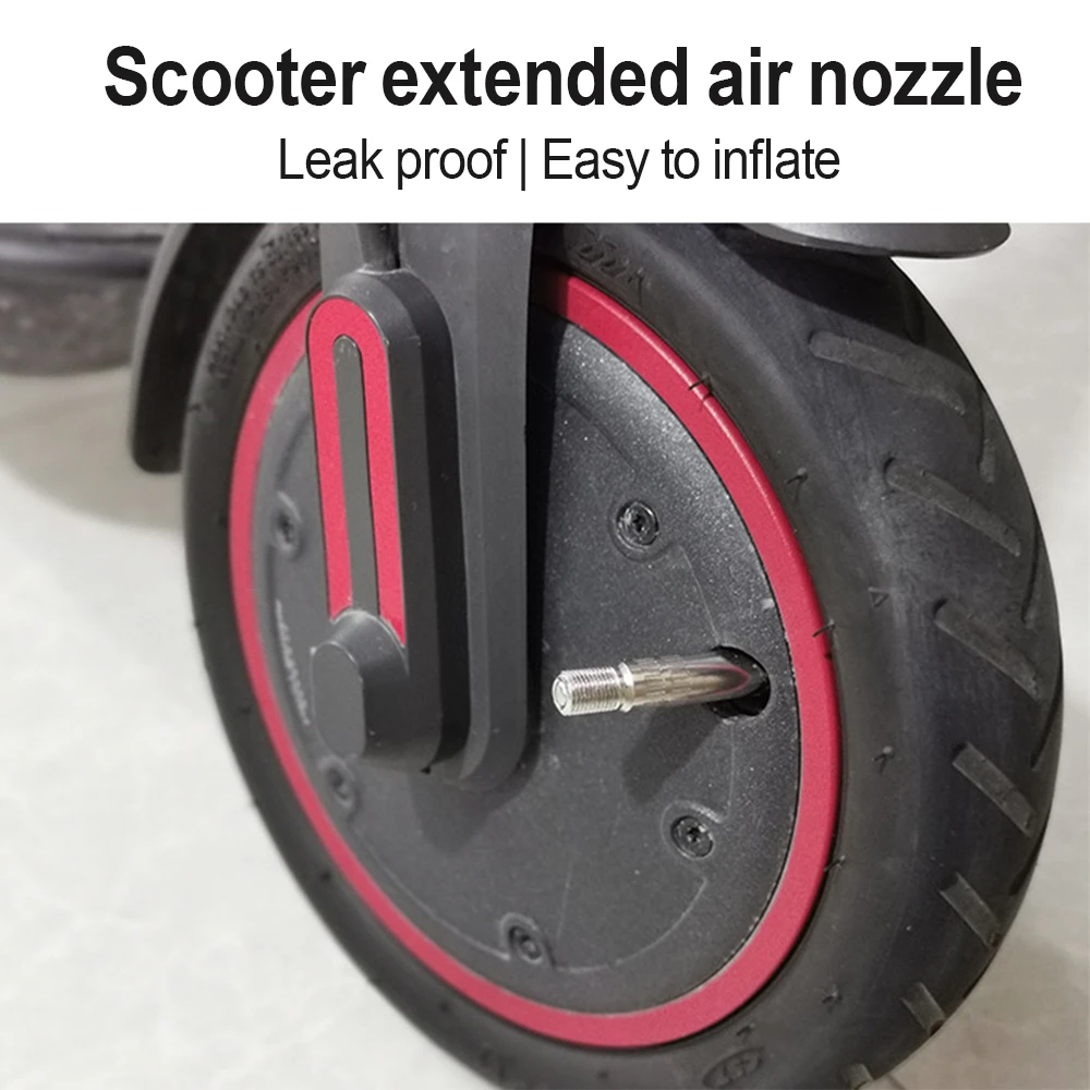 Extension Caps for Motorcycle Car Truck Wheel Tires Accessories-Air Tyre Valve for Electric Scooters and Kids' Scooters