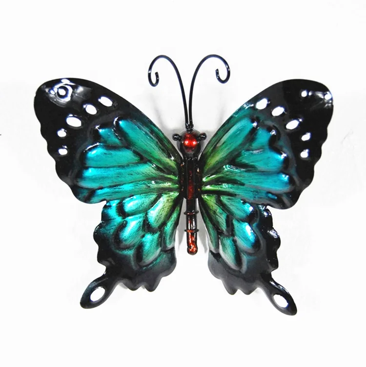 Handcrafted Wall  Metal Crafts Butterfly Shape Wall Handing Art