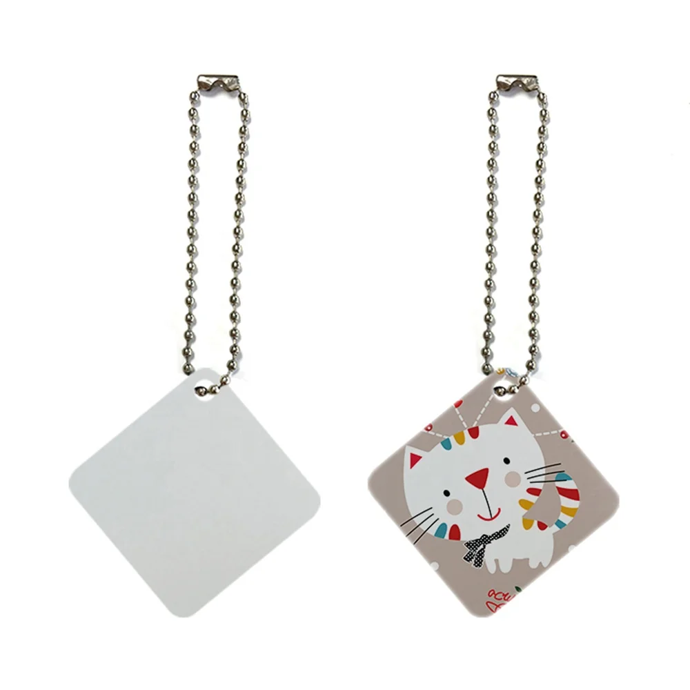 Prosub Dye Sublimation Dog Tag Blanks Double Sides Printing Id Name Pet Tags Keychain Aluminum Hanging Pendant Ornament