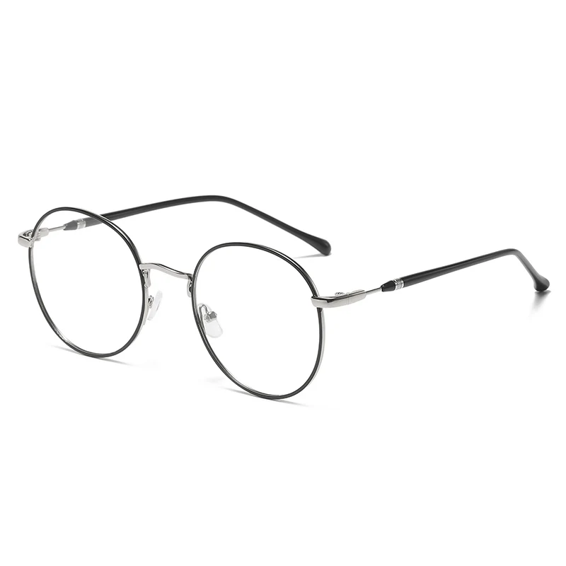 Retro Style Anti-Blue Light Photochromic Glasses Titanium and PC Frame Computer Eye Wear Wholesale Kamamta Photocromic