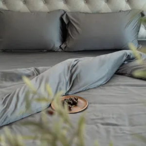 Wholesale 2026 Luxury 100% for Tencel Bedding Set Solid Color Light Luxury 100% Natural Fiber Sheet Set