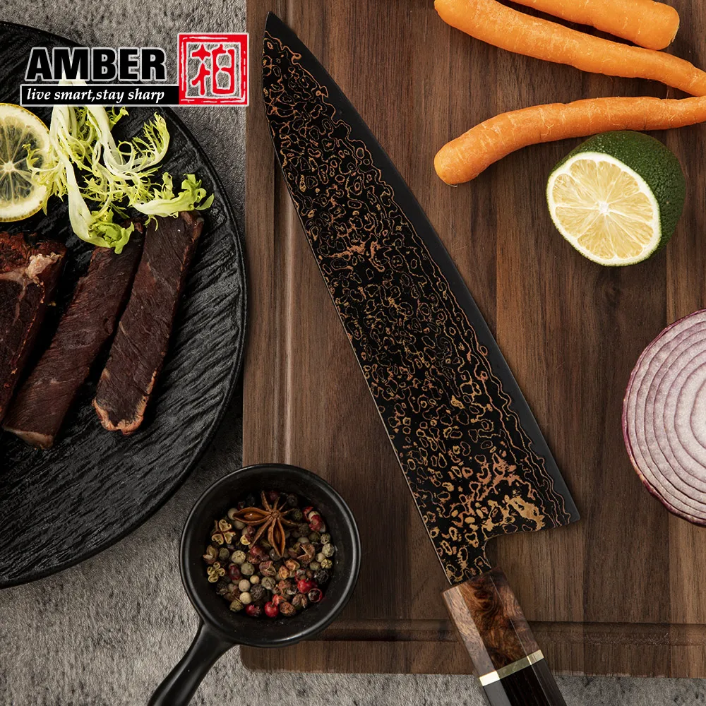 高端三色37层VG10铜大马士革厨师刀日本大马士革木柄菜刀| Alibaba.com