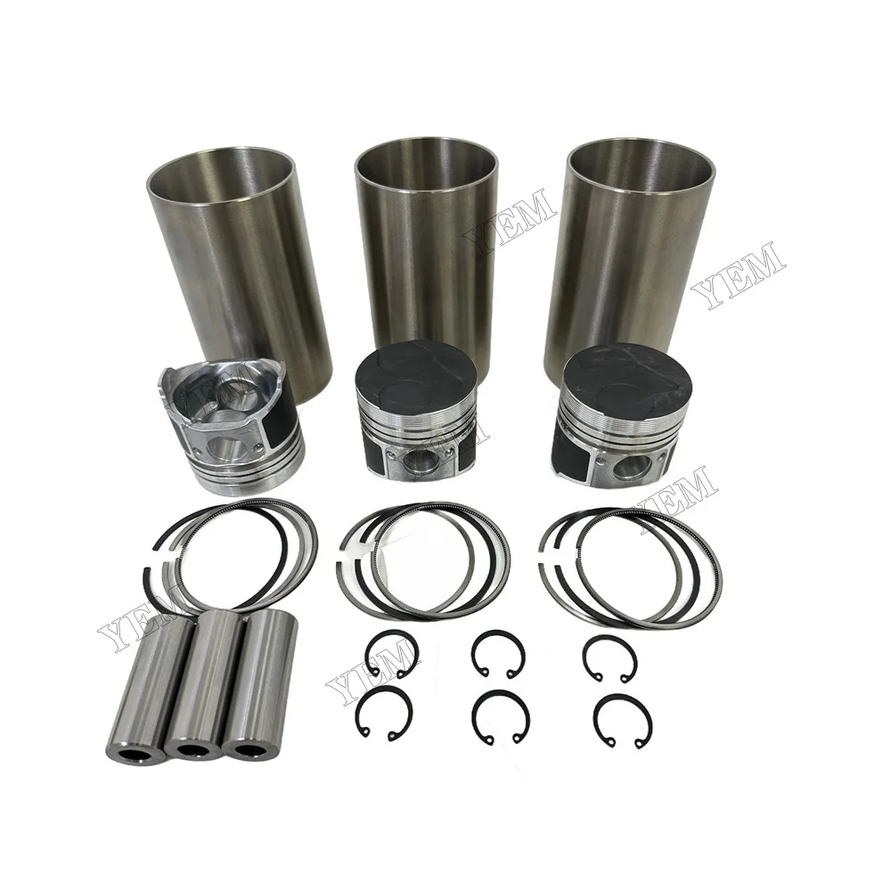 KIT(PISTON + PISTON RING SET + CYLINDER LINER) for Kubota/D905/V1205-17106