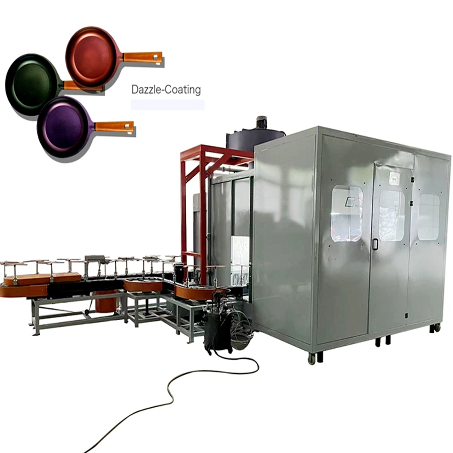 Coloreeze New Metal Coating Machinery Automatic Production Pot Pan