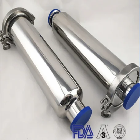 
 3/4 '-2 1/2' пищевой класс 316L тройной зажим из нержавеющей стали прямой фильтр от производителя  