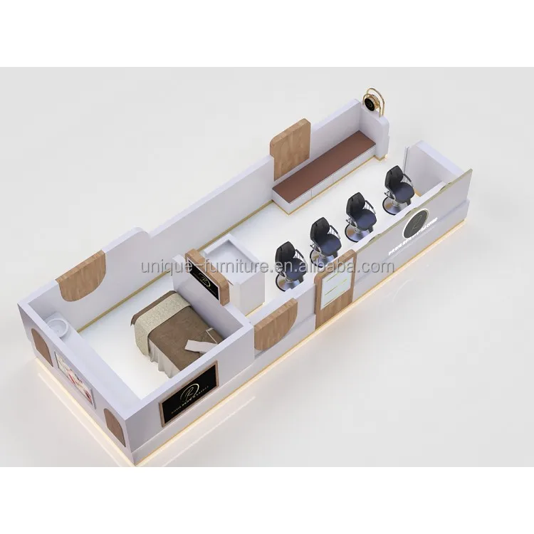 Large Size Australia Mall Eyebrow Threading Kiosk