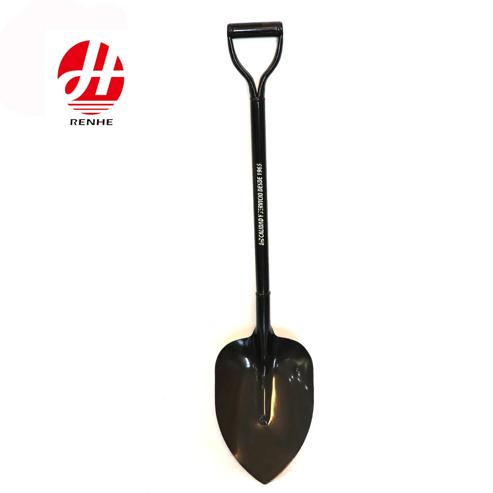 product high quality farming tools agricultural garhen digging steel shovel  with metal handle-3