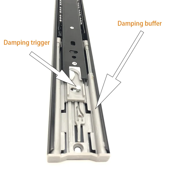 Silent  Soft Closing Drawer System Soft Close Draw Runner Slide For Furniture