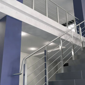 Stainless steel 316 Outdoor Stair Handrail Porch Balustrades Solid Rod Railing From China For Sale