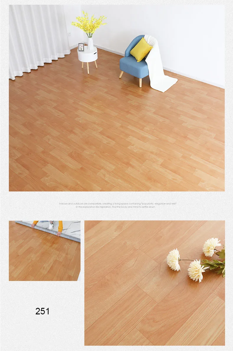 0.9mm Indoor Usage Waterproof Wood Design Plastic Floor Mat PVC Sponge  Flooring - China Linoleum Flooring, PVC Flooring