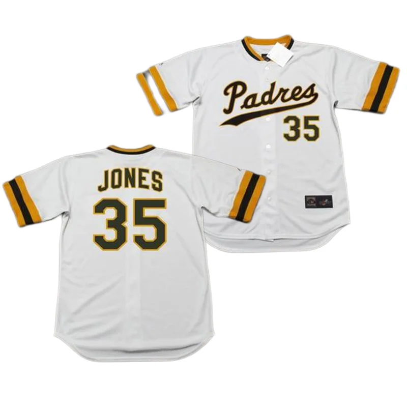 Wholesale Men's San Diego 34 ROLLIE FINGERS 35 RANDY JONES 44 JAKE PEAVY 51  TREVOR HOFFMAN 54 RICH GOSSAGE Baseball Jersey Stitched S-5XL From  m.