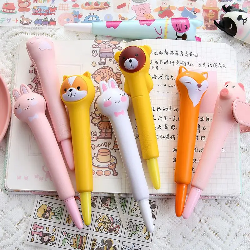 Популярная ручка-фиджет, mochila, креативная антистрессовая шариковая ручка единорога, динозавра, гелевая ручка, Топпер на заказ, рождественские игрушки для детей, подарки