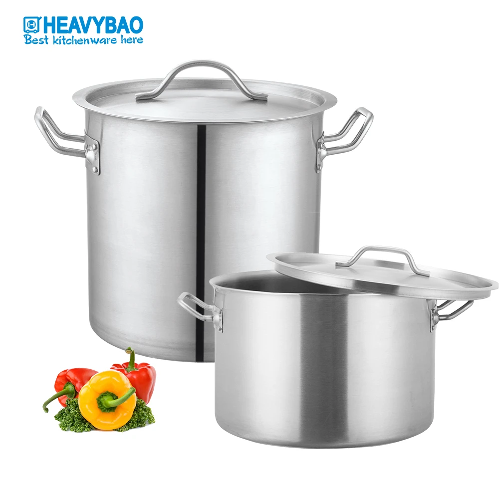 Heavybao Commercial Cooking Pots Stainless Steel Cookware Soup