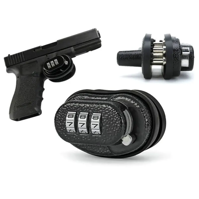 Zinc Alloy Trigger Lock with 60mm Backset Gun Lock Combination for Gun Safes