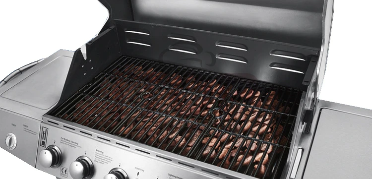 6 Burner Stainless Steel Gas BBQ Grill for Outdoor Kitchen