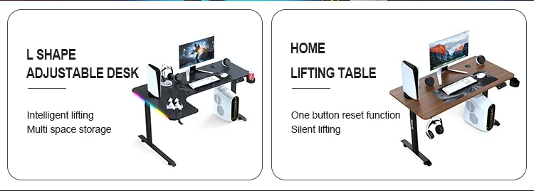 RTS Sit Stand Ergonomic Smart Office Desk - Adjustable & Stylish