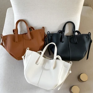 2026 New Wholesale Soft Pu Leather Shoulder Bag Fashion Trend Handbag Large Capacity Premium Tote Bag for Women