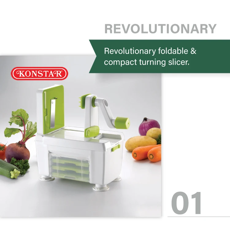 hot sale spiral vegetable slicer, vegetable