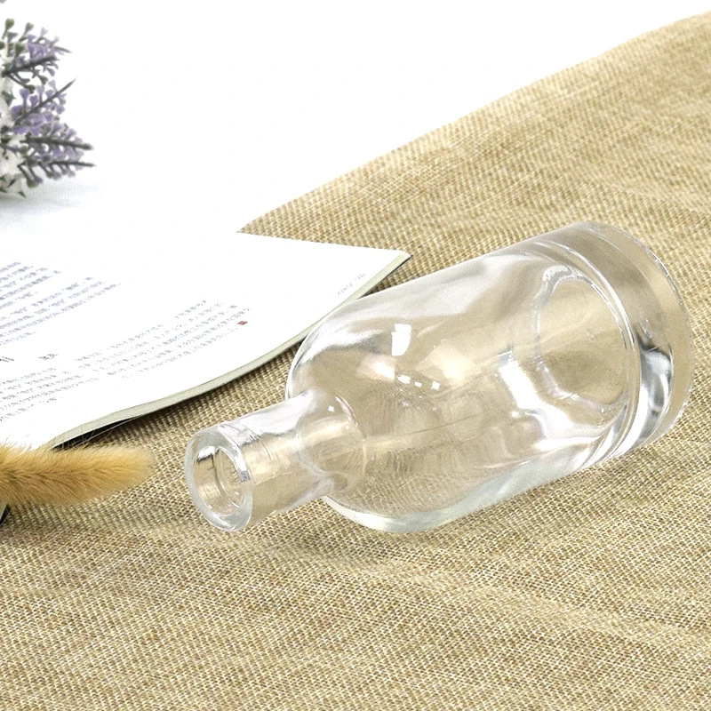 Factory New Product Customization Custom Glass 150ml 15cl clear Mini Empty boston Alcohol Liquor Vodka Wine Bottle
