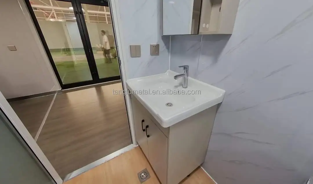 Modular Foldable Portable Container House Prefab with 2 Bedroom Plans Expand Shipping Container Home