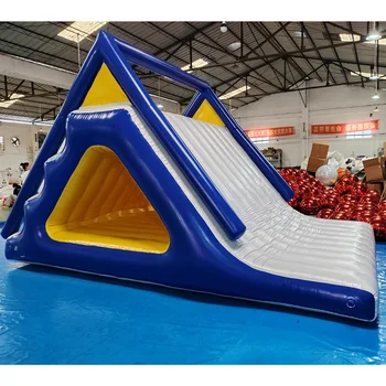 Pool Sea Aqua Park Water Toys Floating Island Inflatable Slide Climb