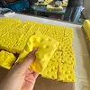 Yellow Square Cheese Squishy Toy [6.5CM]