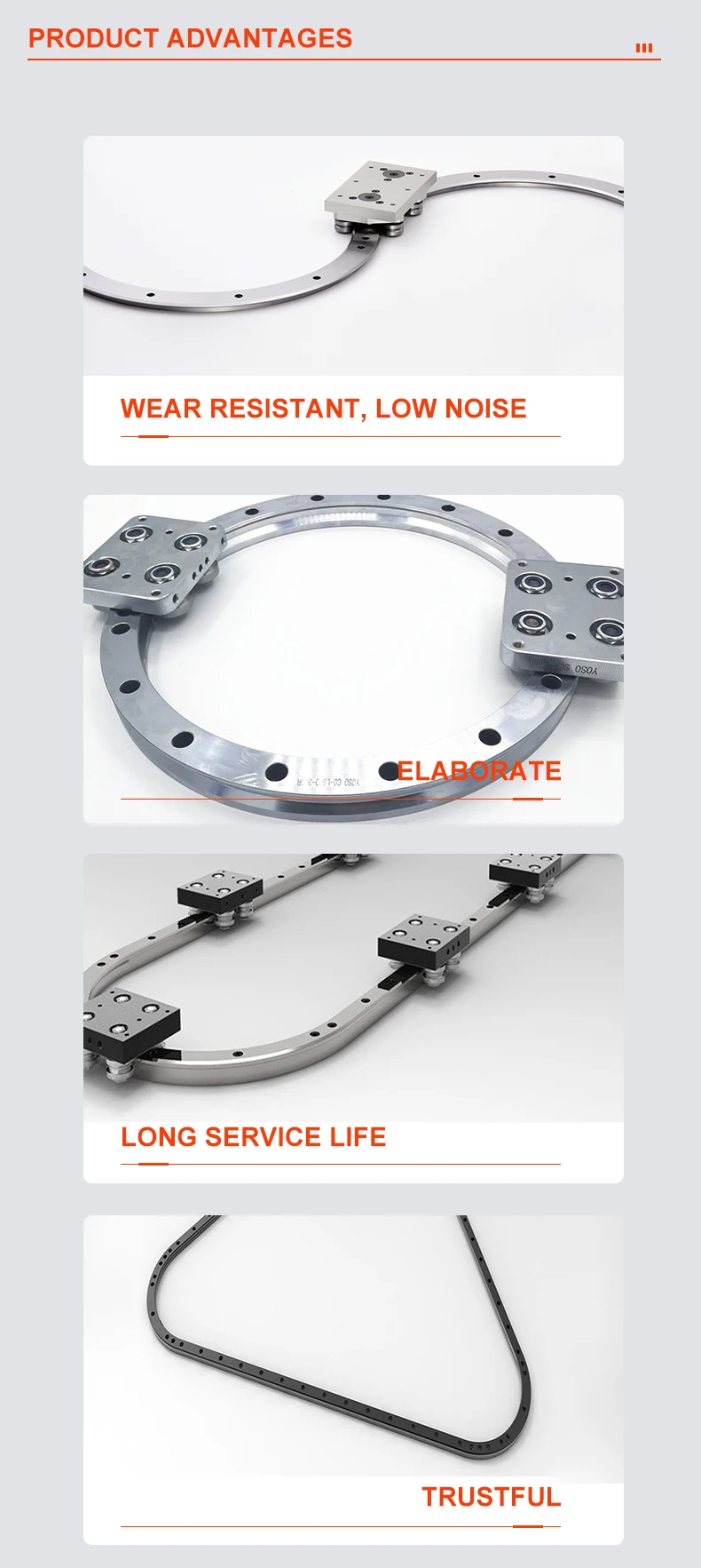 Long Automation Rails Arc Guide Rail - Linear Motion Guide Rails for Automation, CNC ...