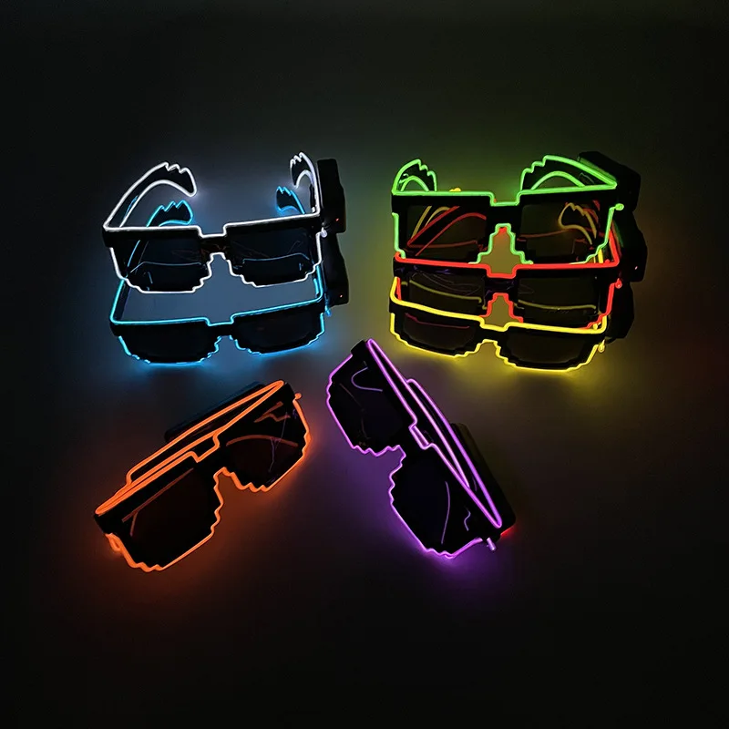 Richshining LED Glowing Sunglasses for Parties