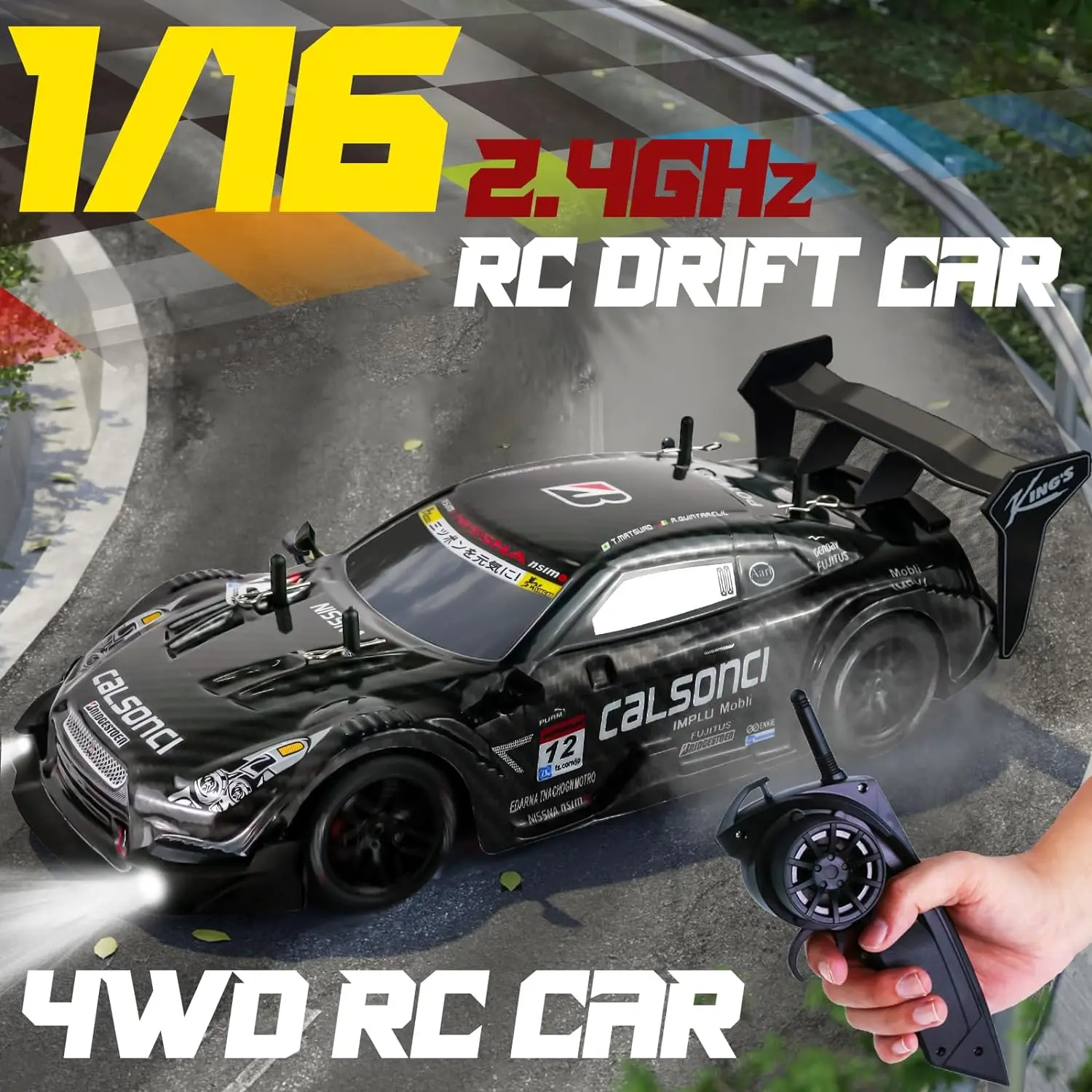 EPT 1:16 Remote Control Car RC Drift Car - High Speed Fun