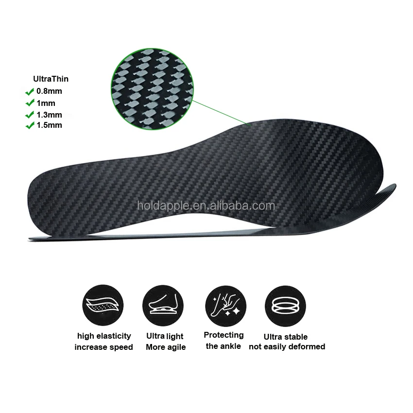 Carbon Fiber Insole Rigid Shoe Insert For Arthritis Turf Toe Hallux