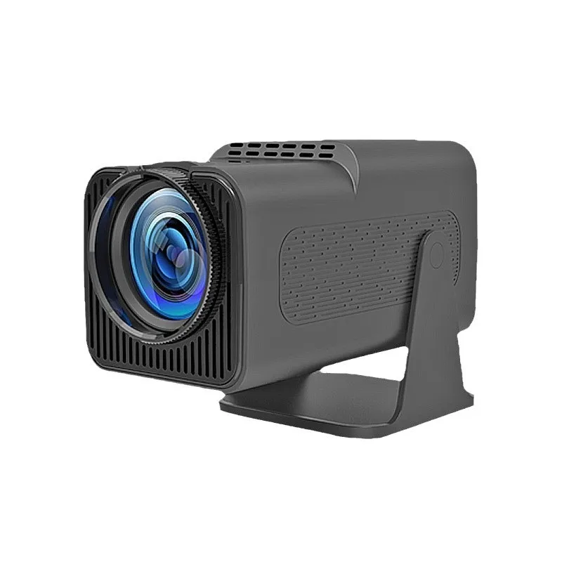 HY320 Mini Smart Android Projector Portable HD 4K WiFi LED LCD Lamps DLP Lens Home Outdoor Use 3D Features US Plug 713 chips