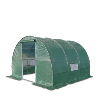 Steel Galvanized PE Film Greenhouse 10x10ft 3x3m Tunnel Design Easy Assembly for Backyard Garden Plants Made in China