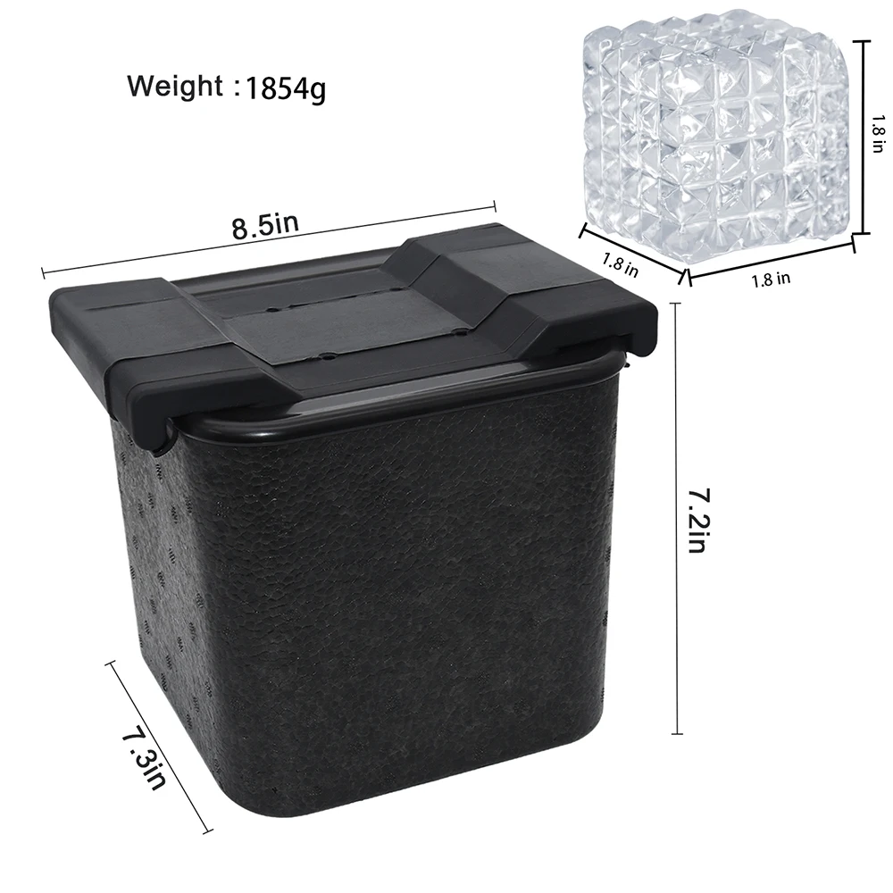 Multiple Side Clear Ice Cube Prism Shaped Clear Ice Cube Maker Mold 4 Cavity Clear Ice Cube Tray With Stock Black Box