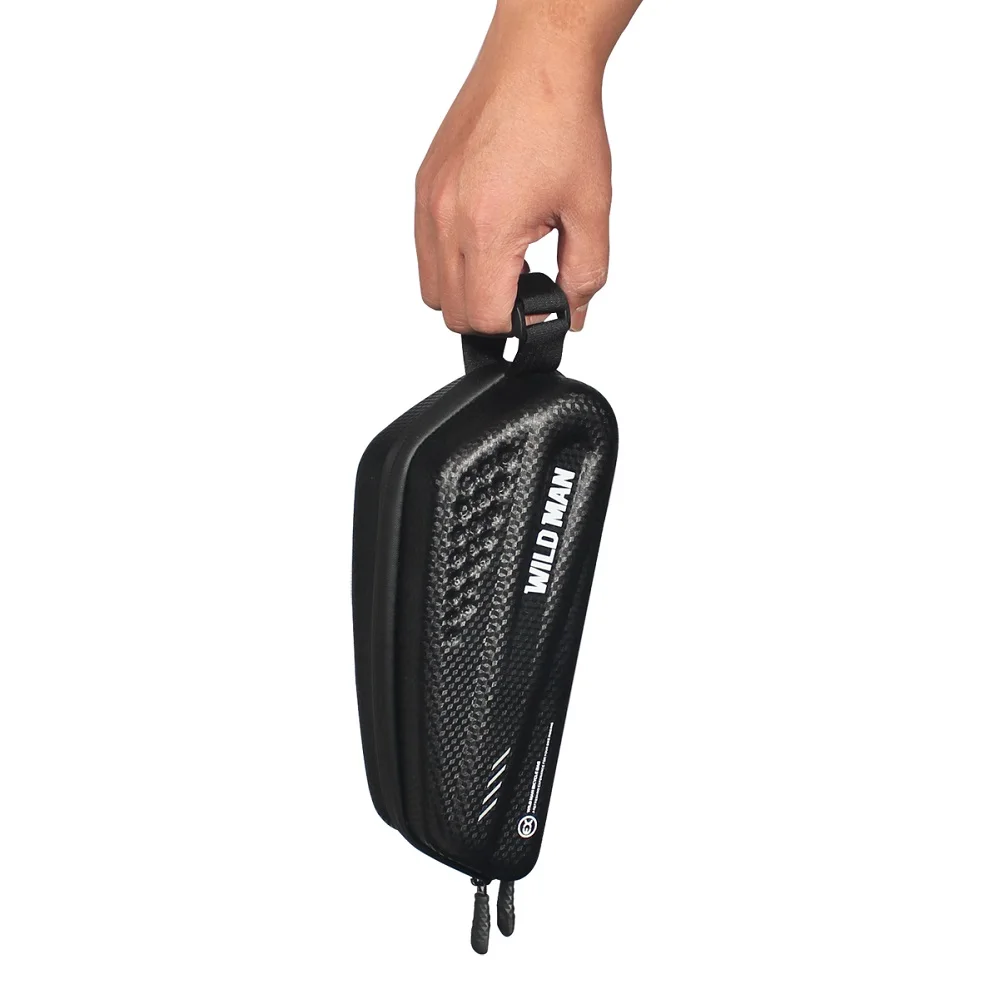 product new image 1l water front top tube cycling bag eva hard shell front beam large capacity storage pouch mountain mtb road bicycle-5