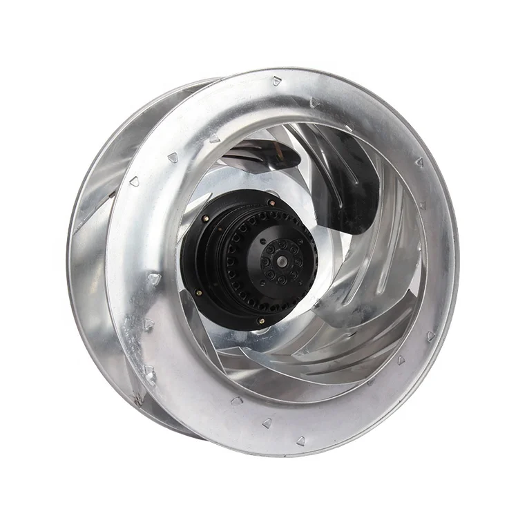 Backward fan Aluminium Alloy 220V 355mm Backward Curved impeller Fan