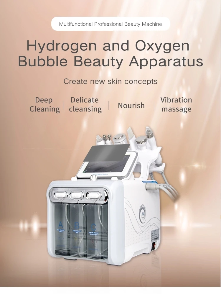 Hydrabeauty 7 In 1 Hydrodermabrasion Oxygen Facial Jet Beauty Salon ...