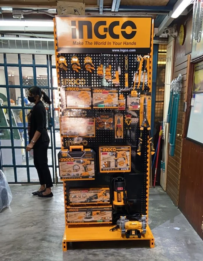 Display Equipment for All Kinds of Tools Exhibition Shelving Systems Metal Display Hooks