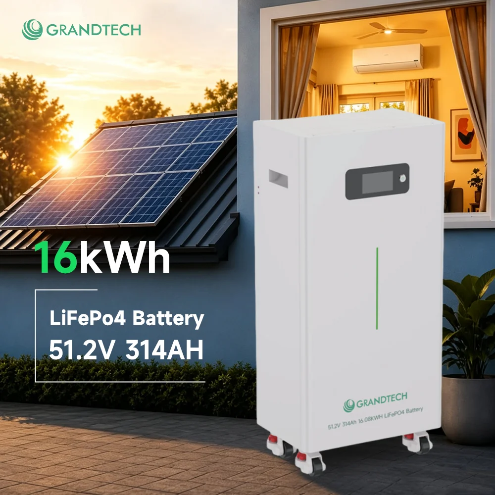 Popular Lithium Battery 48V/51.2V 100Ah 200Ah 280Ah 314ah 16kwh 15kwh 10kwh Lithium Battery for Hybrid Solar System