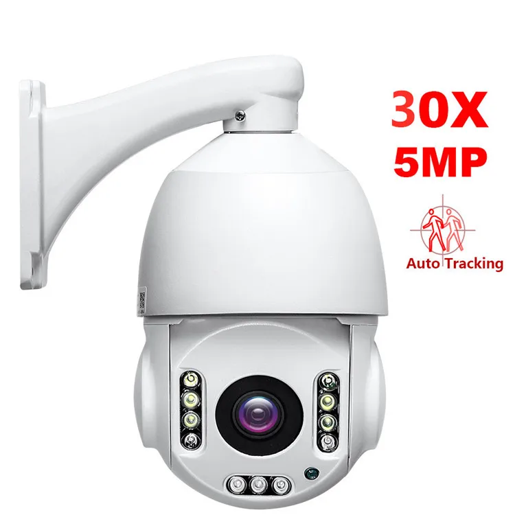 30X Optical Zoom 4G Color Camera Solar PTZ Cam Wireless Security Camera Outdoor Wireless Solar 5MP Solar 4G Powered CCTV Camera