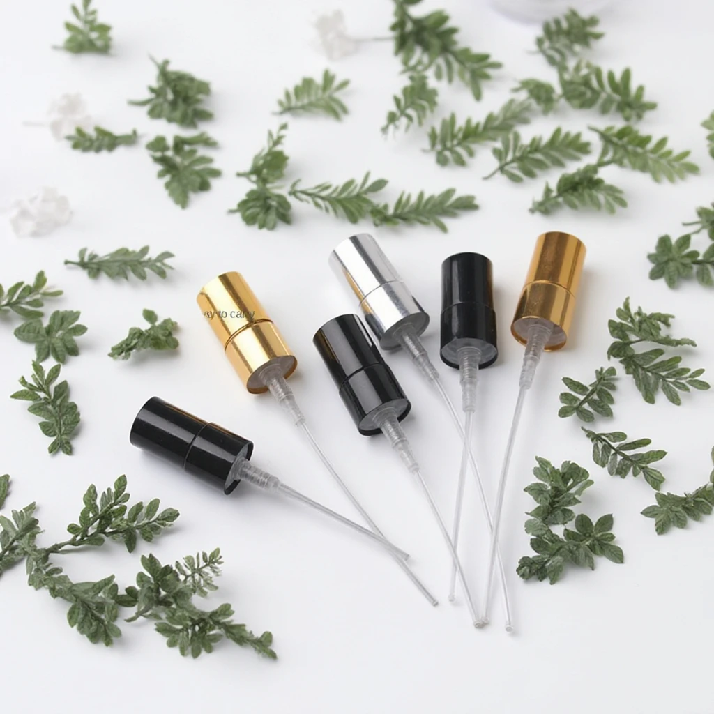 Në Stok 12-Dinte Plastik Anodizuar Parfum Largçes Small Sample Kosmetik Largçes Shtresë Parfum Largçes Shtresë