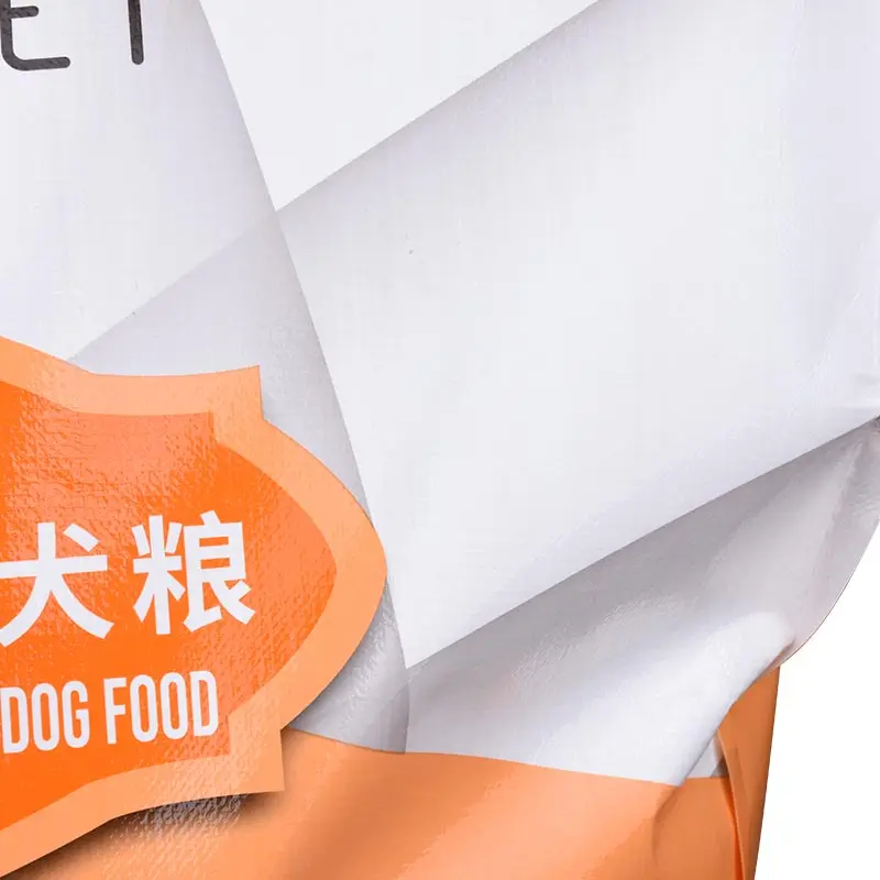 Customization Gusset Foil Empty Feed Big Stand Up Packaging Bag For Cat