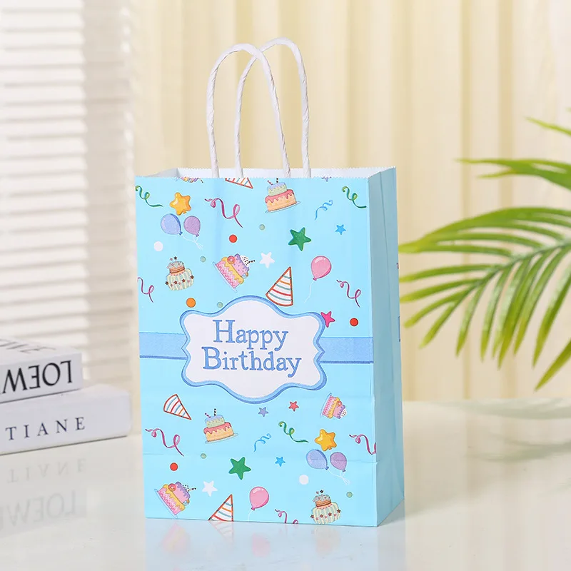 Wholesale Customised Printing Happy Birthday Gift Bags Party Favor ...
