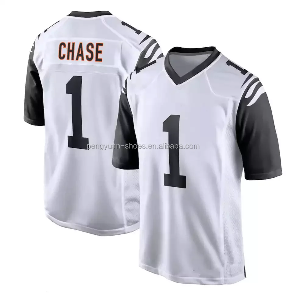 Wholesale Custom #1 Ja'Marr Chase #2 Evan McPherson #9 Joe Burrow #28 Joe  Mixon Jersey Embroidered American Football Sweater Winter Hoodie From  m.alibaba.com